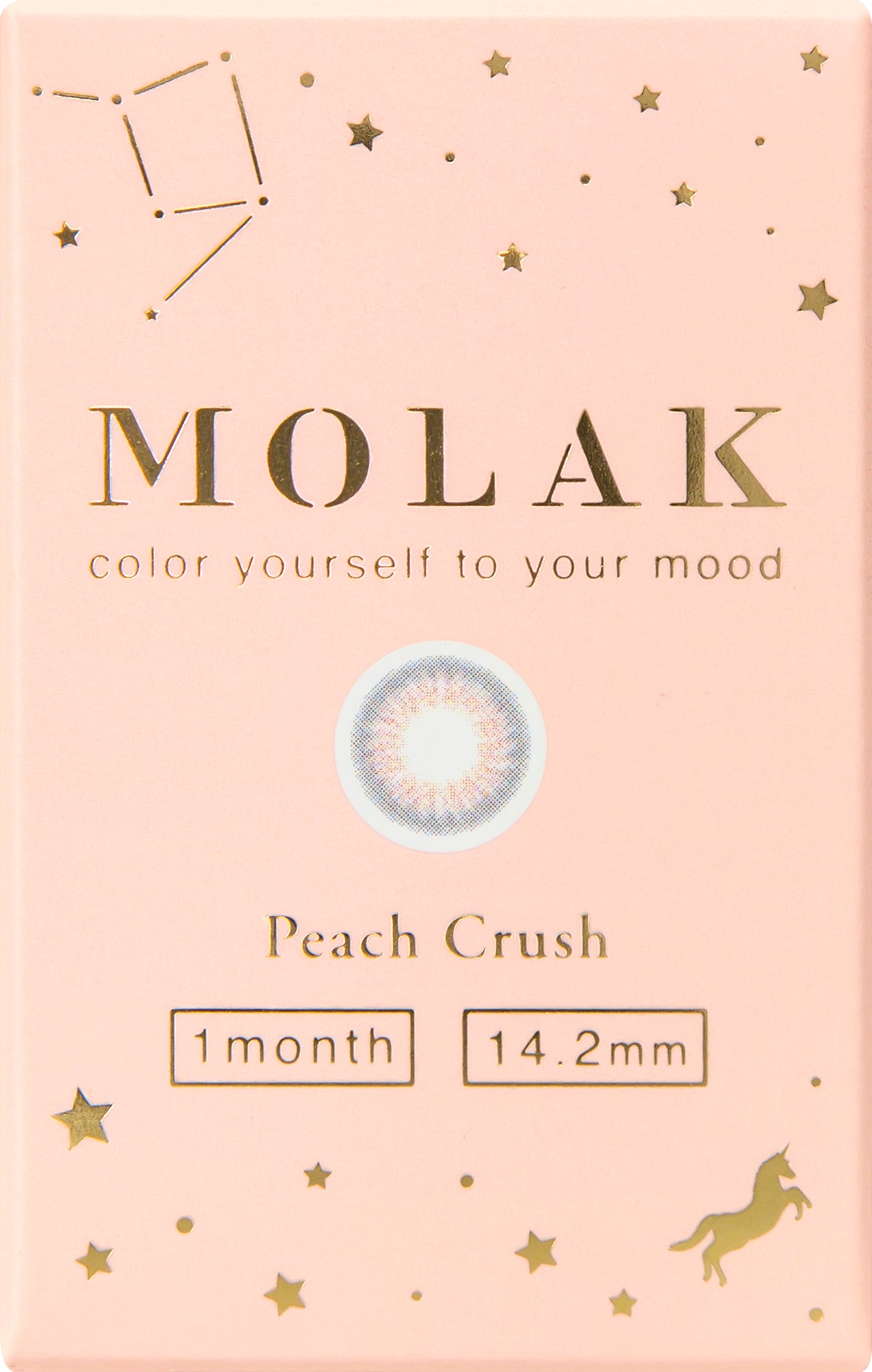 MOLAK(モラク) 1month / ピーチクラッシュ - 2枚入り