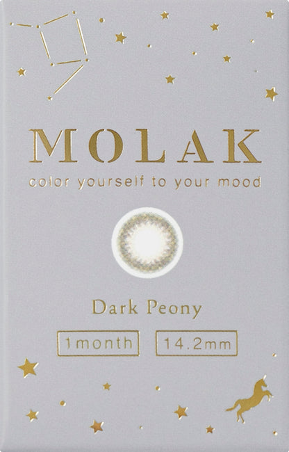 MOLAK(モラク) 1month / ダークピオニー - 2枚入り