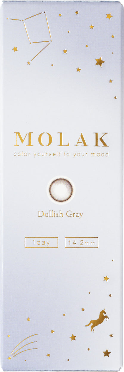 MOLAK(モラク) ワンデー / ドーリッシュグレー - 10枚入り