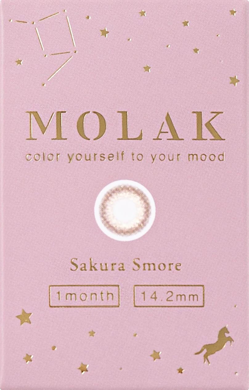 MOLAK(モラク) 1month / サクラスモア - 2枚入り